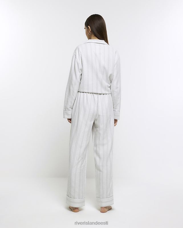 kehakate hall naised River Island triibulised pidžaamapüksid 44TLL3975