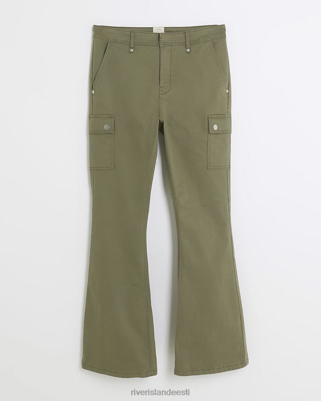 kehakate khaki naised River Island laienevad kaubapüksid 44TLL4205