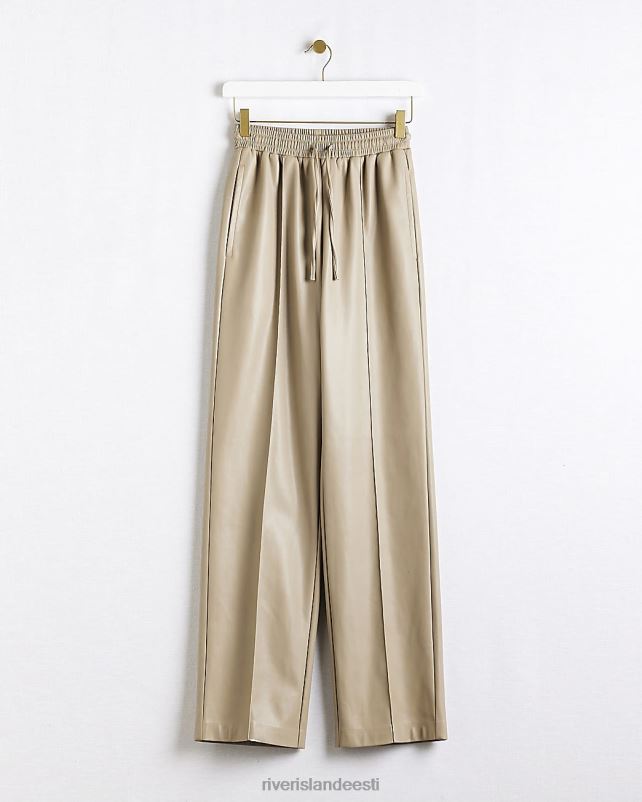 kehakate kreem naised River Island Kunstnahast sirge säärega püksid 44TLL3789