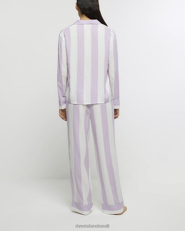 kehakate lilla naised River Island triibuline pidžaamapüks 44TLL4299