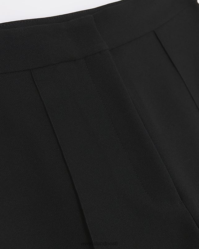 kehakate must naised River Island kõrge vöökohaga õhukesed püksid 44TLL4052