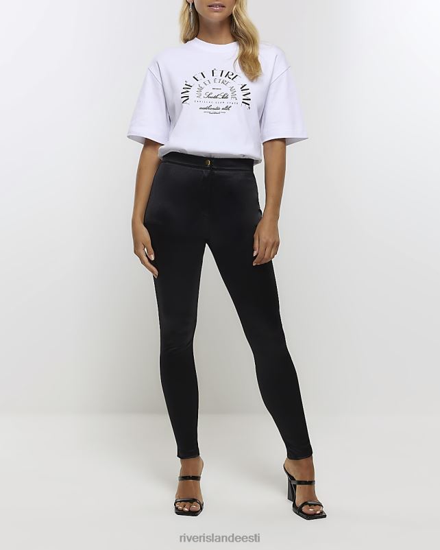 kehakate must naised River Island kitsad diskopüksid 44TLL4371