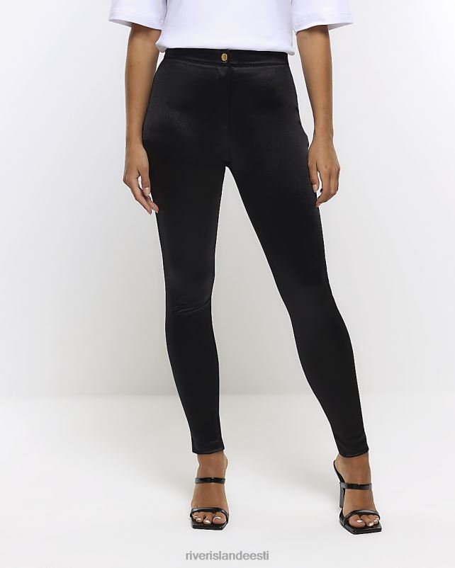 kehakate must naised River Island kitsad diskopüksid 44TLL4371