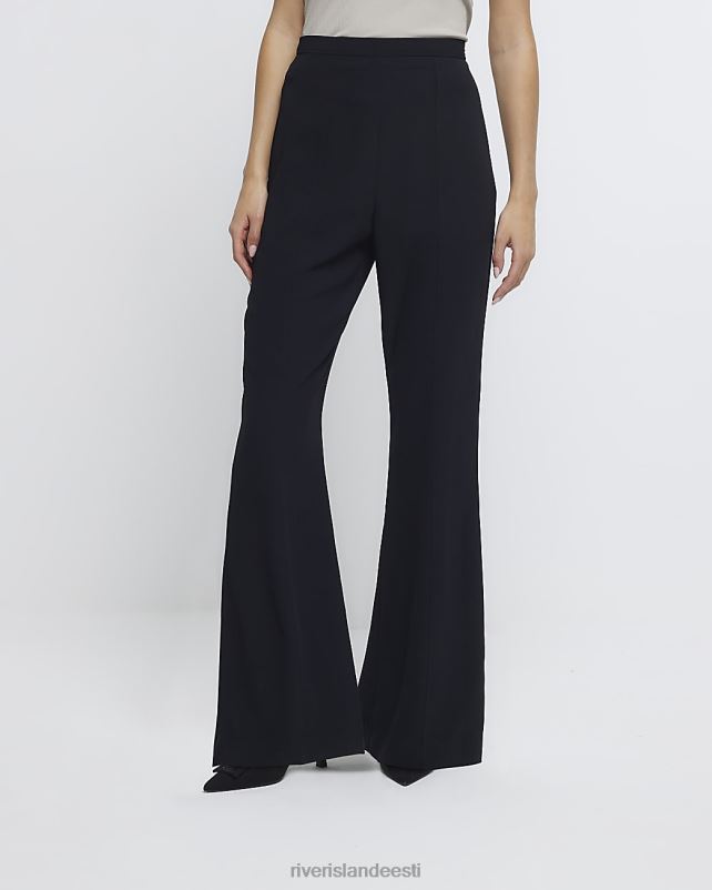 kehakate must naised River Island laienevad püksid 44TLL4452