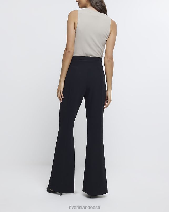 kehakate must naised River Island laienevad püksid 44TLL4452