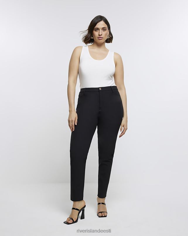 kehakate must naised River Island pluss kitsad püksid 44TLL5114