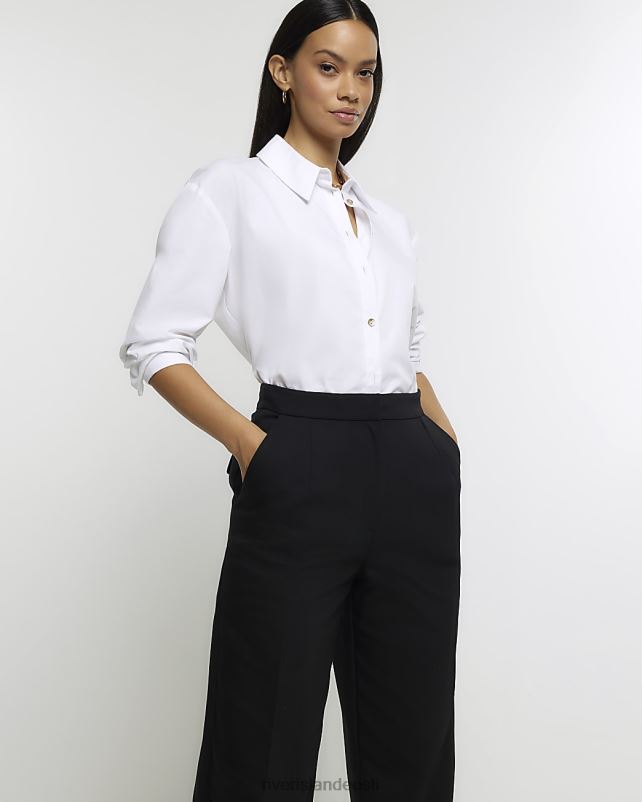 kehakate must naised River Island sigarettide nutikad püksid 44TLL3857