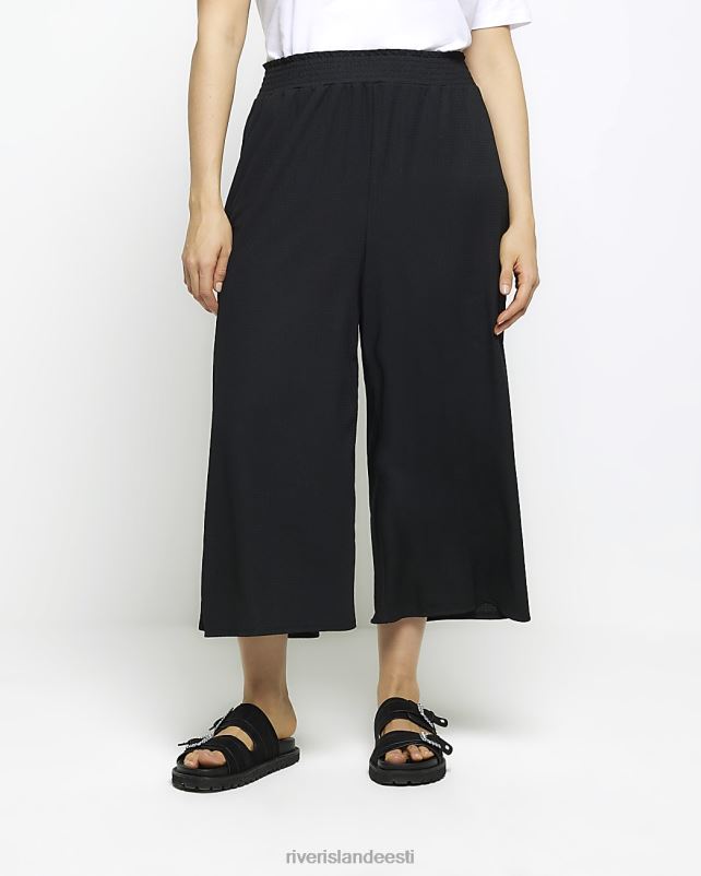 kehakate must naised River Island volditud pihapüksid 44TLL5155