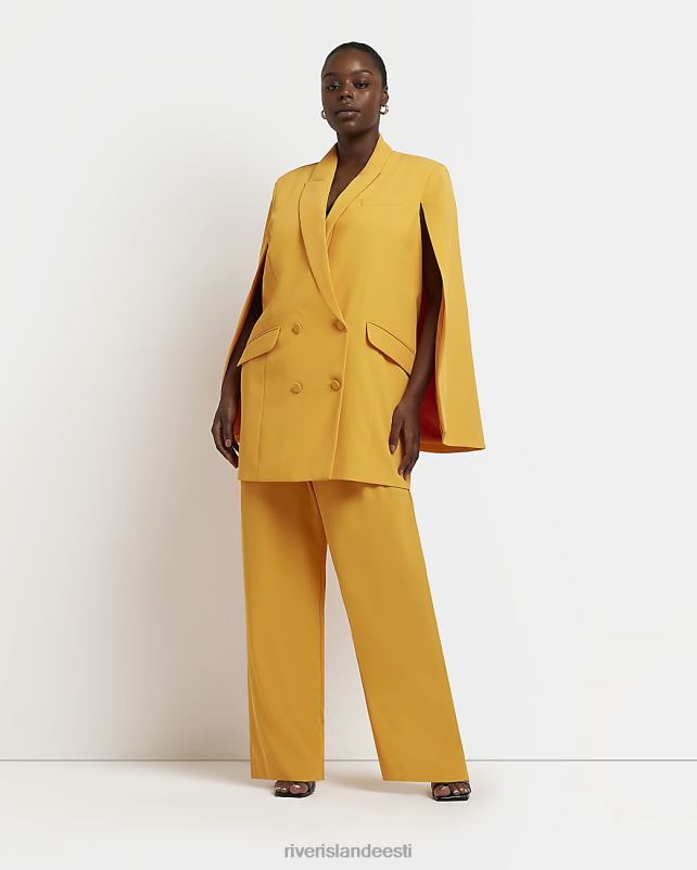 kehakate oranž naised River Island pluss laiad püksid 44TLL2243
