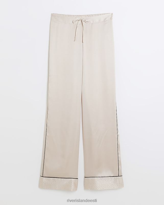 kehakate roosa naised River Island satiinkaunistusega pidžaamapüksid 44TLL4033
