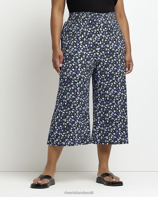 kehakate sinine naised River Island pluss lillelised kukeseened 44TLL2258