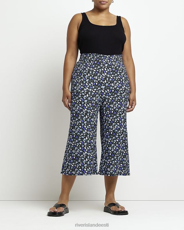 kehakate sinine naised River Island pluss lillelised kukeseened 44TLL2258