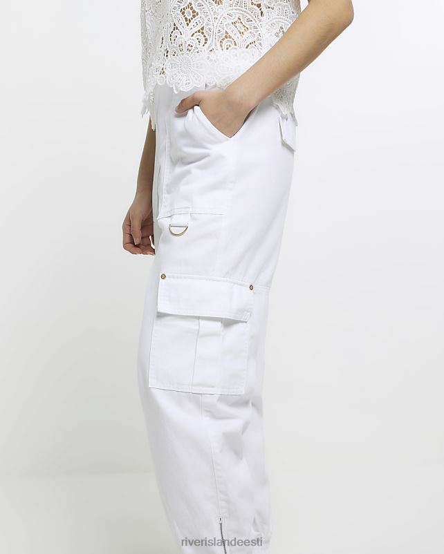 kehakate valge naised River Island cargo püksid 44TLL1792