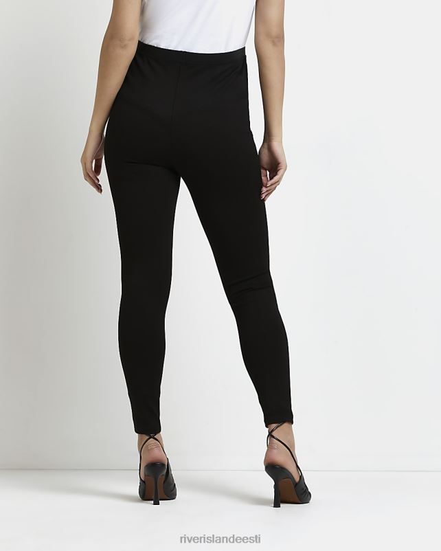 kehakate must naised River Island kõrge vöökohaga ponte rasedusretuusid 44TLL5370