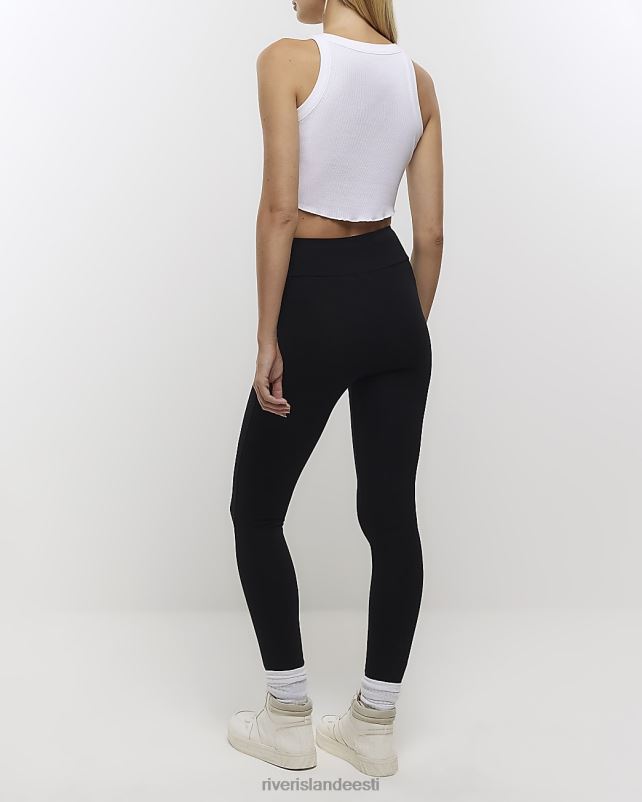 kehakate must naised River Island kõrge vöökohaga retuusid 44TLL3741