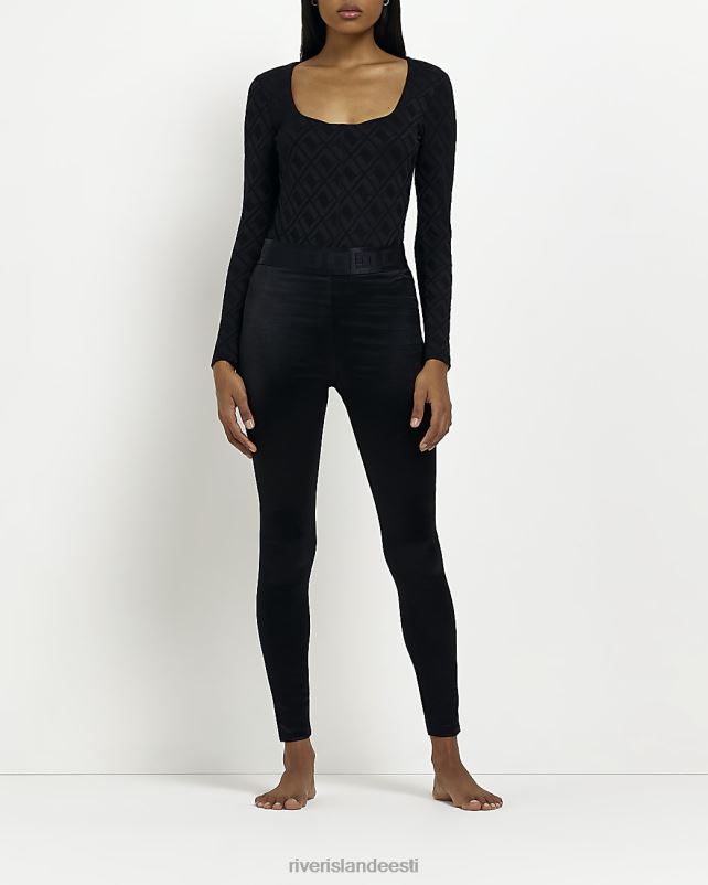 kehakate must naised River Island satiinist säärised 44TLL3810