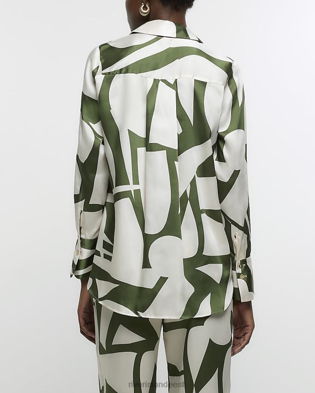 kehakate khaki naised River Island ülisuur satiinsärk 44TLL1375