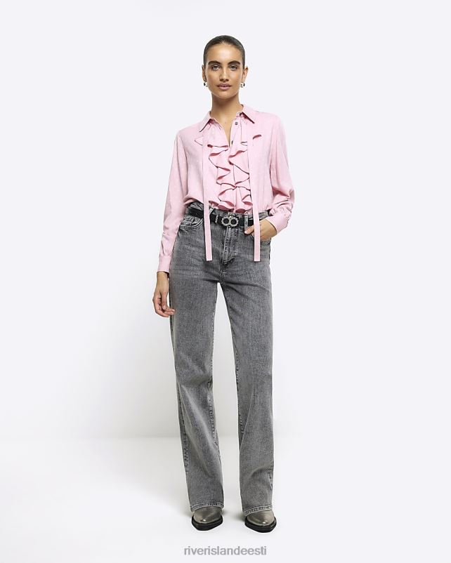 kehakate roosa naised River Island lipsuga särk 44TLL195