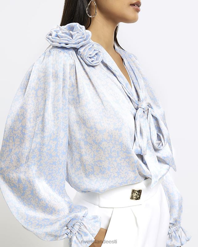 kehakate sinine naised River Island lillemustriga korsapluus 44TLL1525