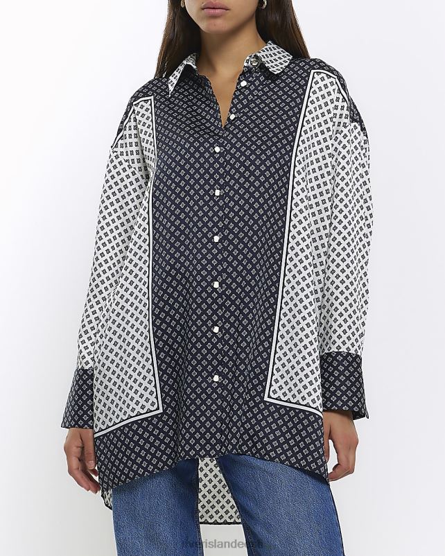 kehakate sinine naised River Island ülisuur särk 44TLL157