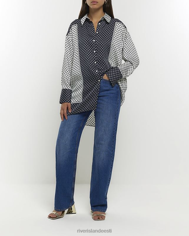 kehakate sinine naised River Island ülisuur särk 44TLL157