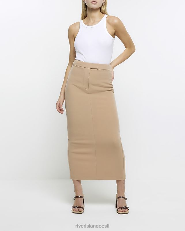 kehakate beež naised River Island kohandatud maxi seelik 44TLL4177