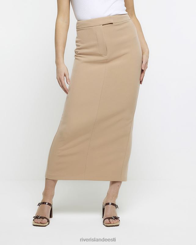 kehakate beež naised River Island kohandatud maxi seelik 44TLL4177
