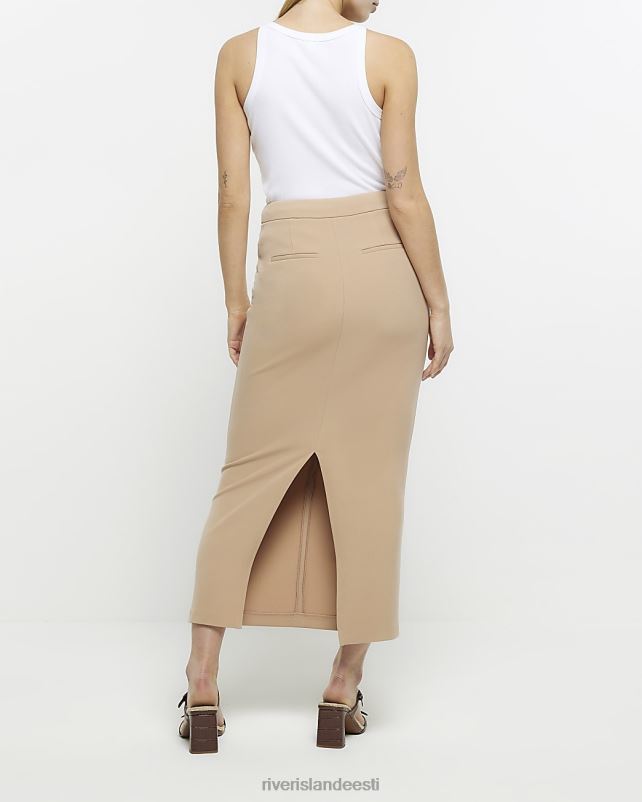 kehakate beež naised River Island kohandatud maxi seelik 44TLL4177