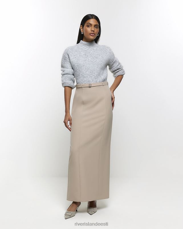 kehakate beež naised River Island vööga maxi seelik 44TLL166
