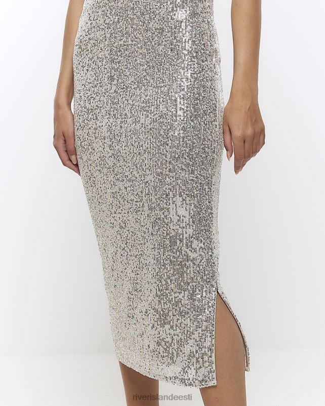 kehakate hõbedane naised River Island litriga midiseelik 44TLL1442