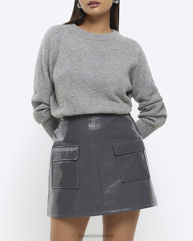 kehakate hall naised River Island patenteeritud miniseelik 44TLL3752