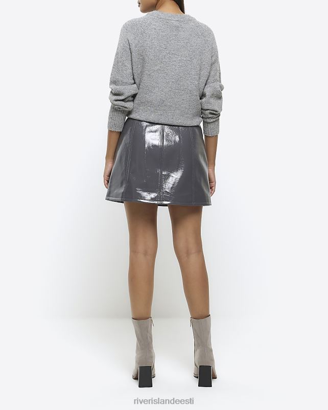 kehakate hall naised River Island patenteeritud miniseelik 44TLL3752