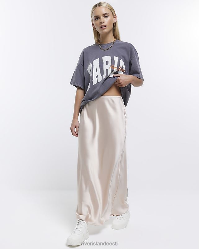 kehakate kivi naised River Island väike satiinist maxi seelik 44TLL2283