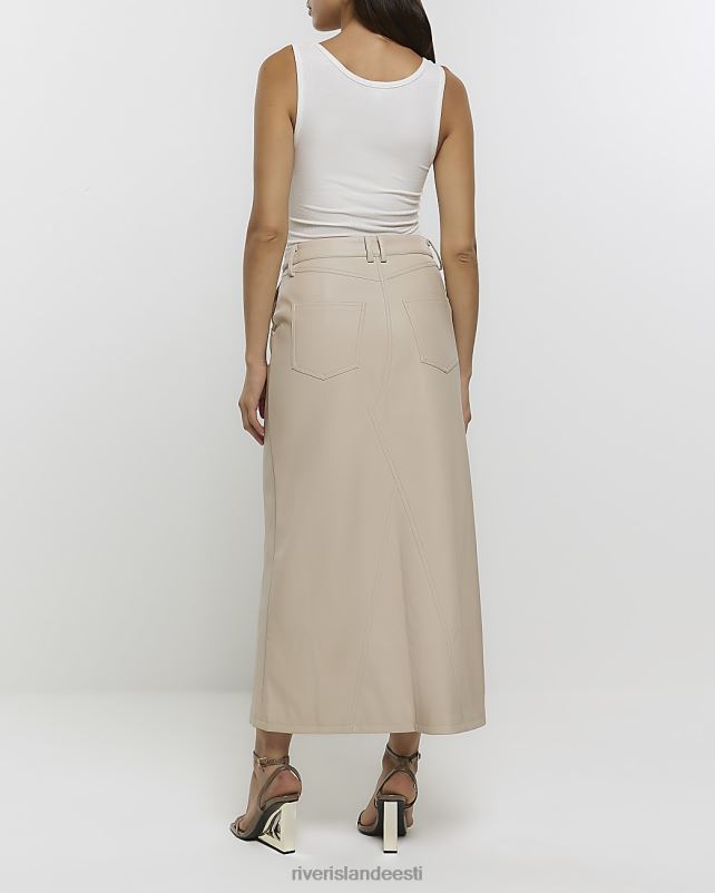 kehakate kreem naised River Island kunstnahast midi seelik 44TLL3775