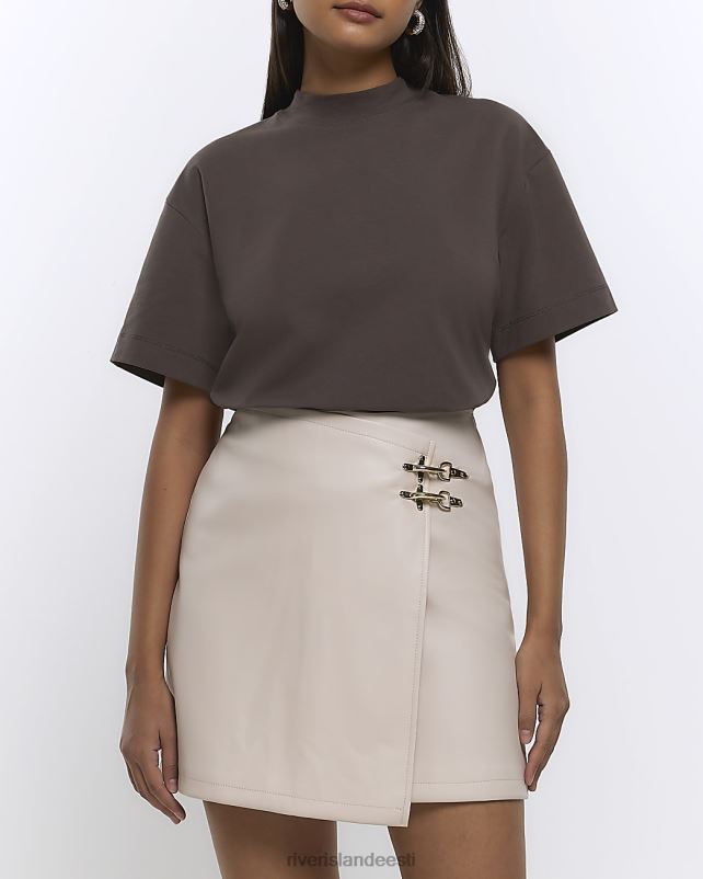 kehakate kreem naised River Island kunstnahast pandlaga miniseelik 44TLL28