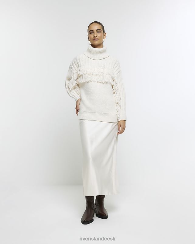 kehakate kreem naised River Island satiinist maxi seelik 44TLL3809