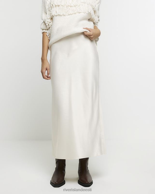 kehakate kreem naised River Island satiinist maxi seelik 44TLL3809