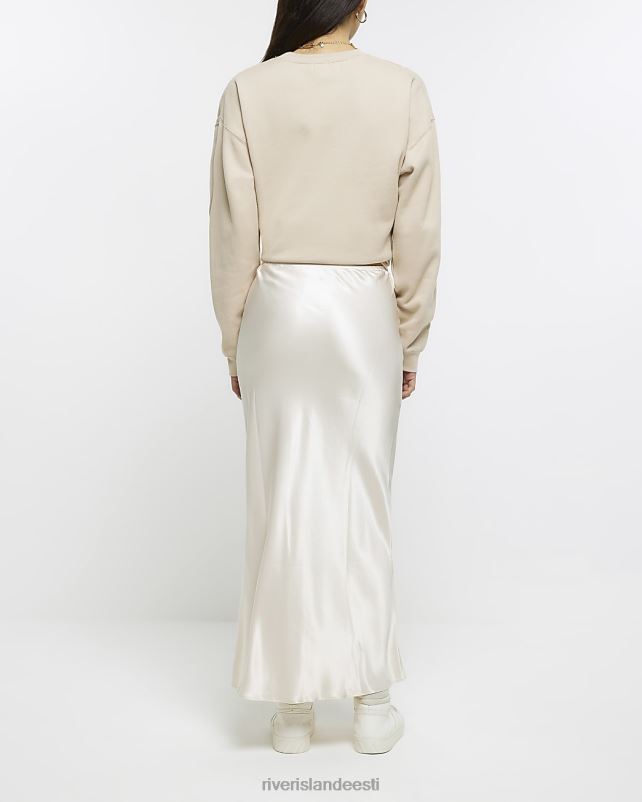 kehakate kreem naised River Island satiinist maxi seelik 44TLL39