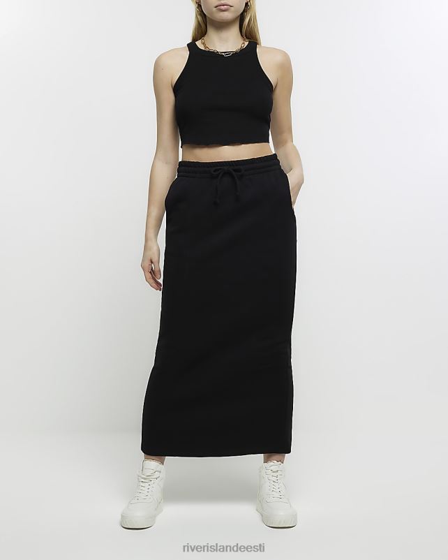 kehakate must naised River Island higine midi seelik 44TLL403