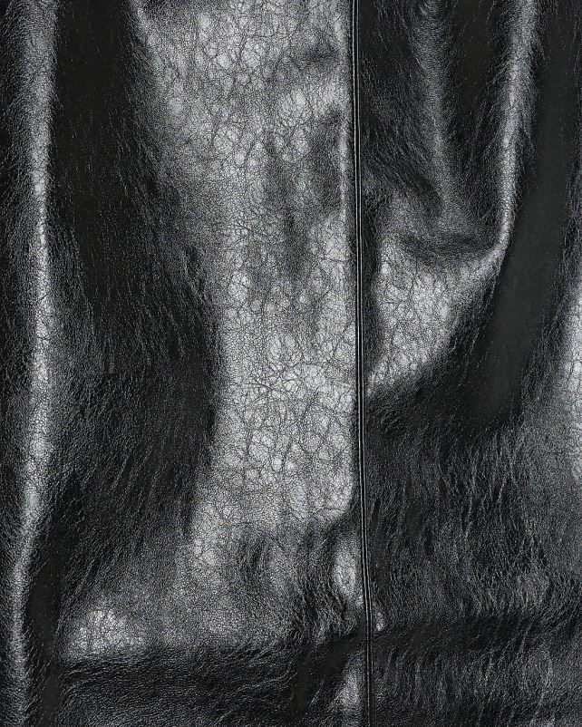 kehakate must naised River Island kunstnahast õmblusega midiseelik 44TLL4137