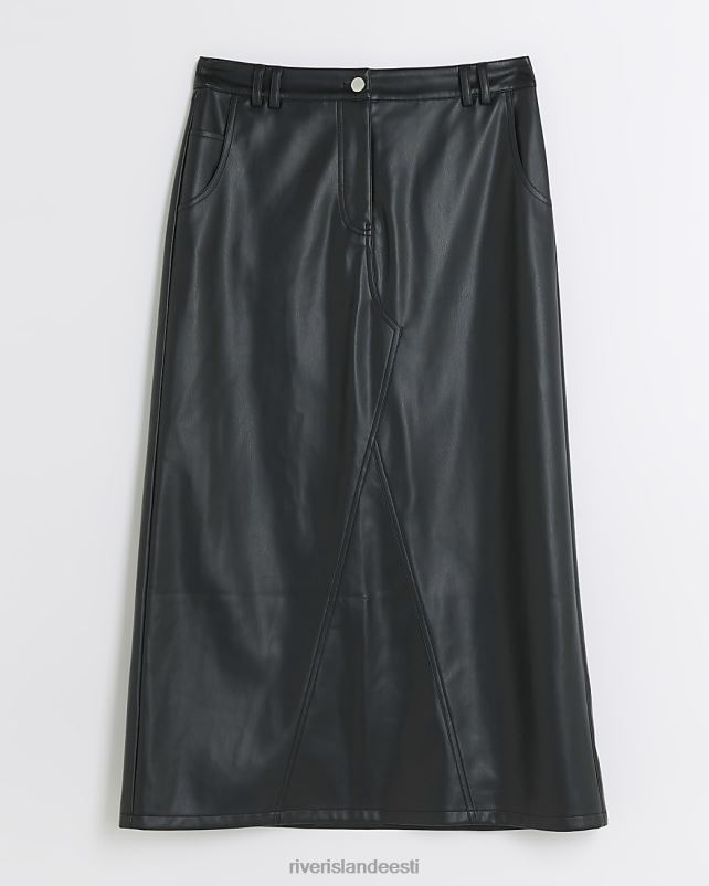 kehakate must naised River Island kunstnahast midi seelik 44TLL3770