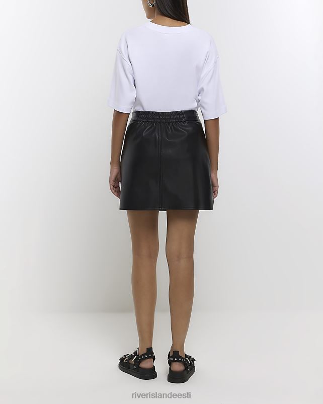 kehakate must naised River Island kunstnahast miniseelik 44TLL685