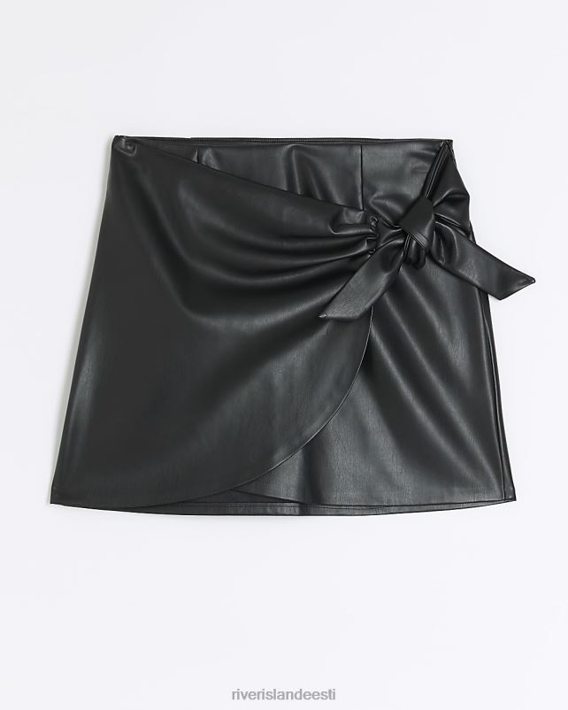 kehakate must naised River Island kunstnahast vibu miniseelik 44TLL4159