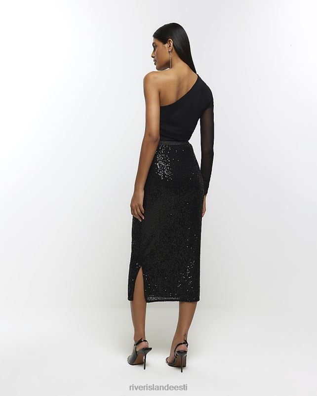 kehakate must naised River Island litriga midiseelik 44TLL152