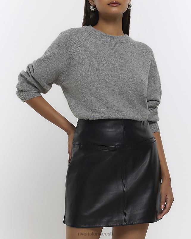 kehakate must naised River Island nahast miniseelik 44TLL4472