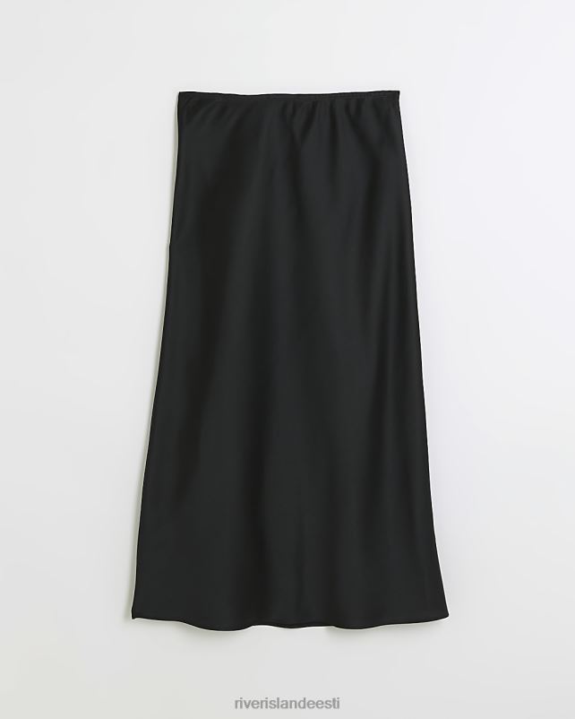 kehakate must naised River Island satiinist maxi seelik 44TLL38