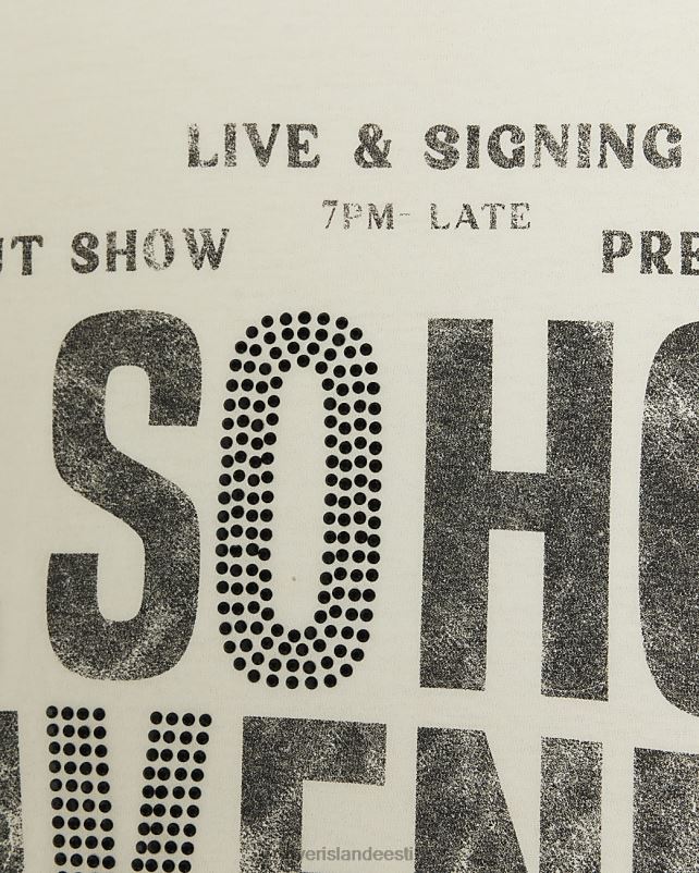 kehakate kreem naised River Island graafiline t-särk 44TLL4192