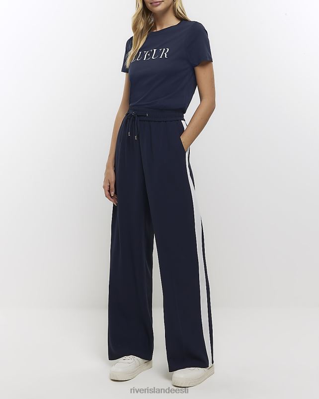 kehakate merevägi naised River Island graafiline t-särk 44TLL979