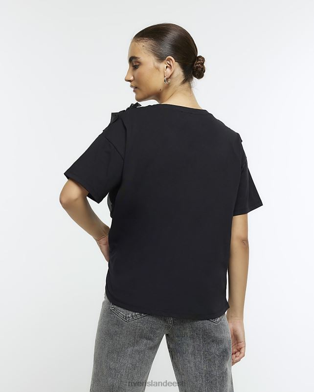 kehakate must naised River Island sats t-särk 44TLL621