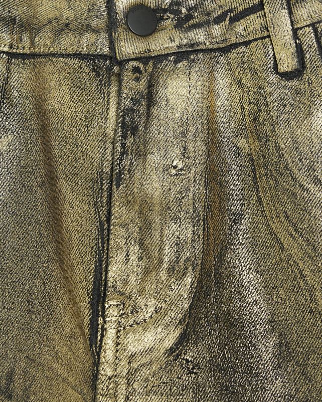 kehakate kullast naised River Island lõdvestunud sirge kattega teksad 44TLL4115